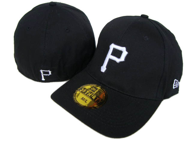 Pittsburgh Pirates Black Peaked Cap DF 0512